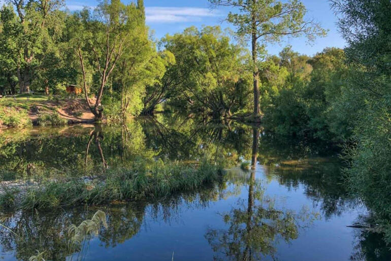 The Maitai River follows a gentle bend in its pathway to the sea. Photo: neverendingvoyage.com