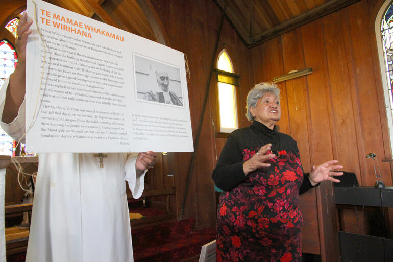 Ngāti Apakura historian Hazel Coromandel-Wander introduces the story of her tipuna Te Mamae (nee Wikitoria) who witnessed the massacre at Rangiaowhia.