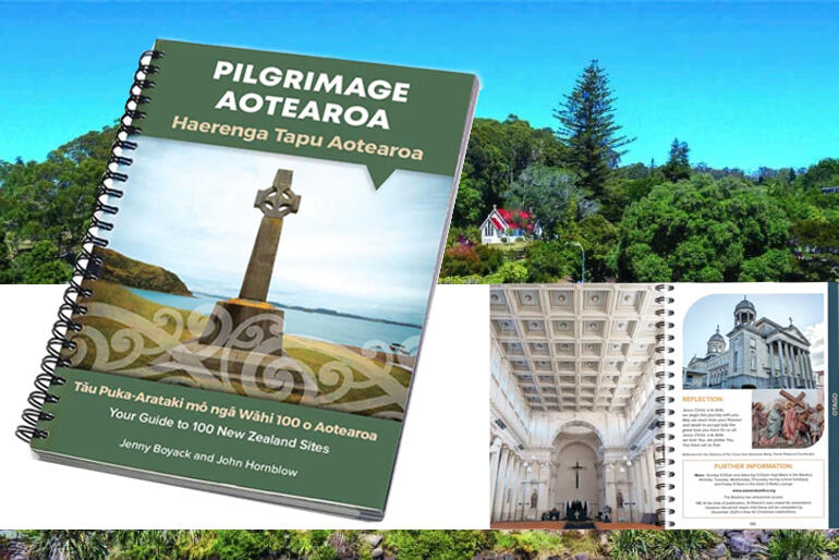 Jenny Boyack and John Hornblow's new book highlights 100 pilgrimage sites across Aotearoa New Zealand.