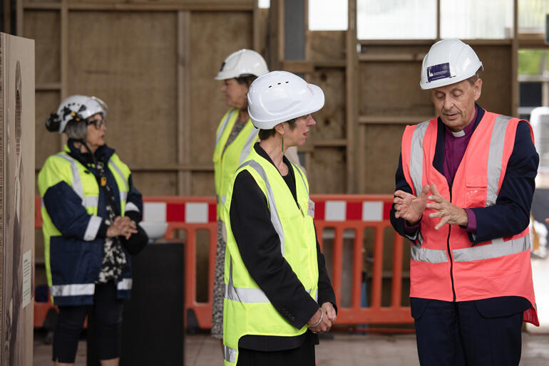 Bishop of Christchurch Peter Carrell and archaeologist Katherine Watson share stories of the Cathedral past.