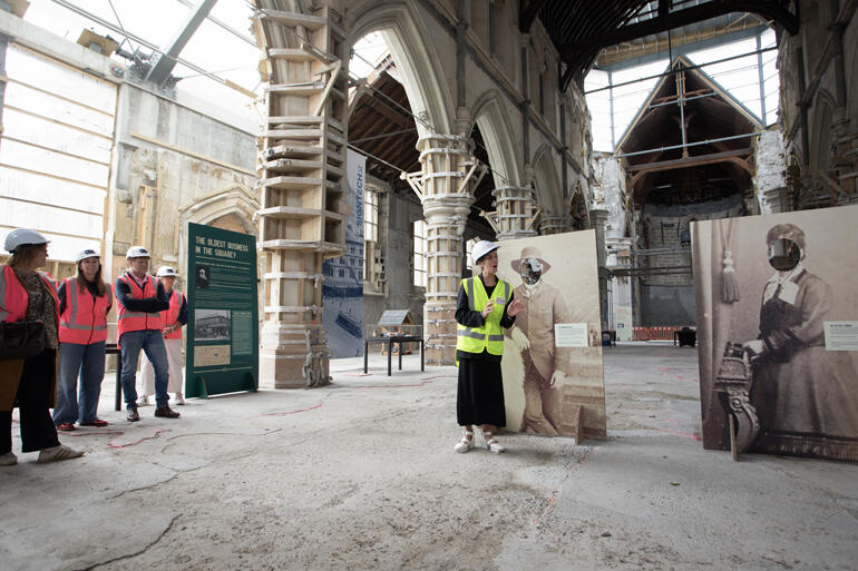 Visitors to Christ Church Cathedral catch up with the stories of artefacts found in excavations since 2011.