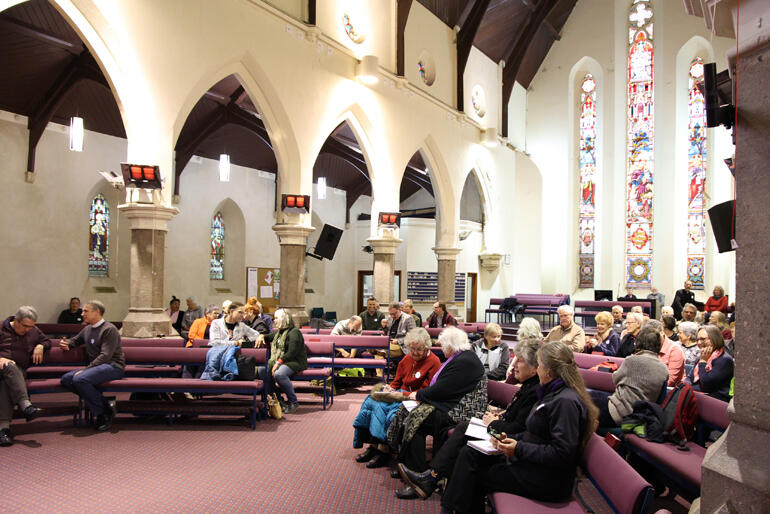 Discussions each 30 mins helped shape Rev Dr Sam Wells' day on 'Being With' at St Matthew's Anglican Church, Dunedin.